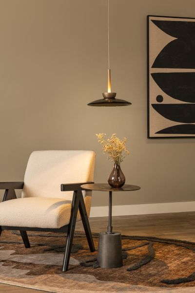 Lucide SANTIAGO - Pendant light - Ø 32 cm - LED Dim. - CCT - 1x16W 2700K/4000K - Amber - Premium